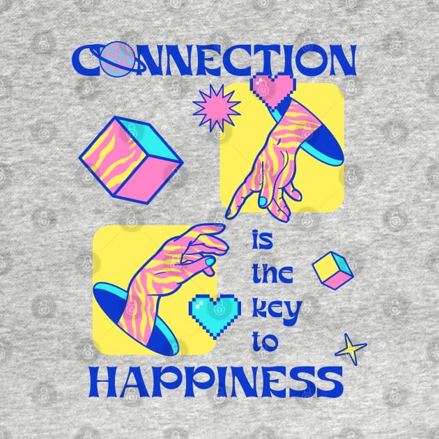 "Connection Is Key To Happiness" - Inspirational Quotes On Yoga by i am Cuta